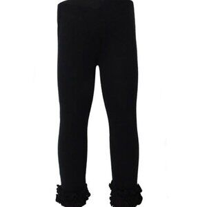 Black Ruffle Leggings